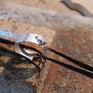 Reparatie zilveren ring